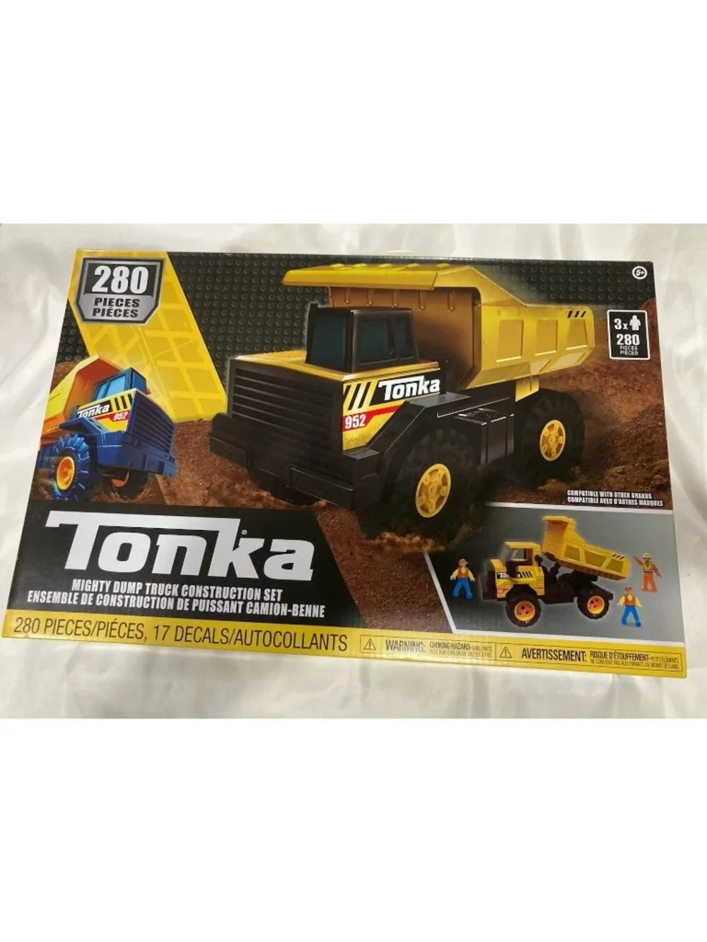 Tonka Mighty Dump Truck Building Set 280pc Construction Toy NEW Sealed
